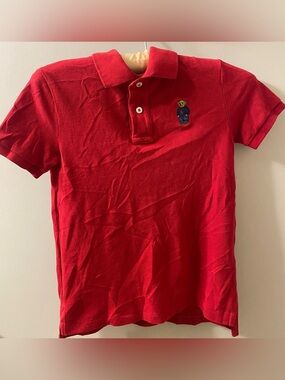Kids Ralph Lauren Red Bear Polo